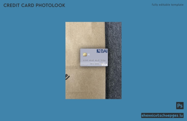 Portugal Banco BAI Europa Visa Debitkarte Fotoansicht Beispielvorschau